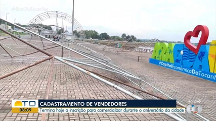 Cadastro de vendedores para aniversário de Araguaína termina nesta terça-feira (12)