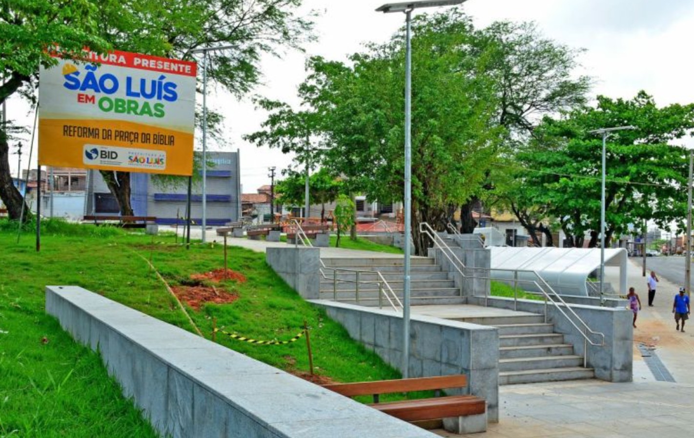 Justiça determina que Prefeitura de São LuÃs conclua obras de acessibilidade na Praça da BÃblia