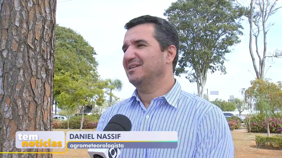 Agrometeorologista Daniel Nassif — Foto: Reprodução/TV TEM/G1