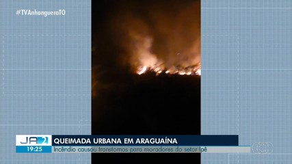 Queimadas provocam transtornos para moradores do setor Ipê em Araguaína