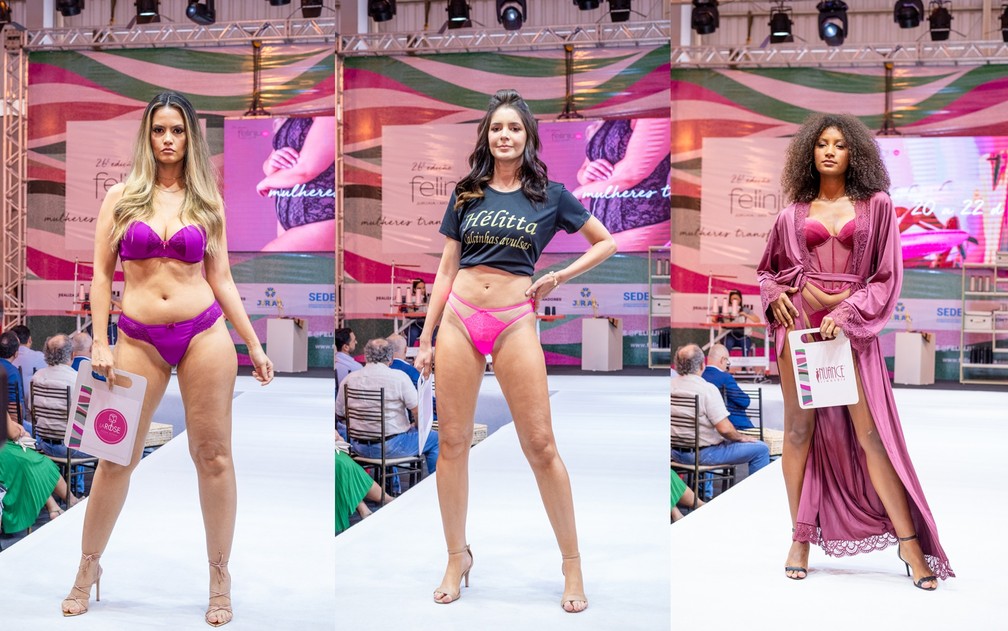 Coleção apresenta na Felinju a tendência 'traiado', que mistura lingerie  com a moda country, Felinju