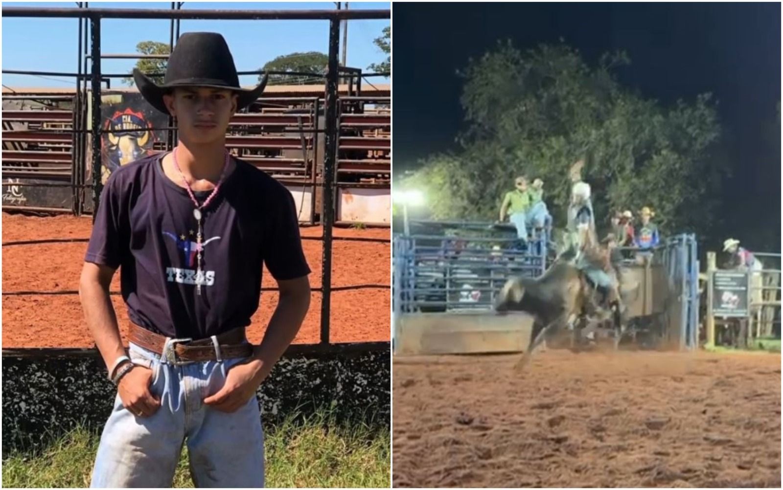 Peão que morreu após acidente em rodeio se feriu um dia após completar 18 anos 