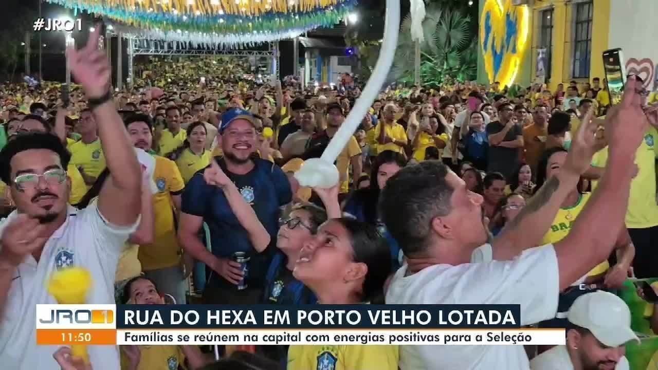 Porto Velho decreta ponto facultativo no dia do jogo do Brasil