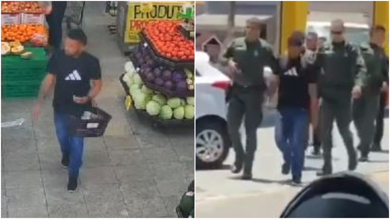 Sem churrasco: dois são presos por roubar uísque e picanha em Fortaleza; vídeo