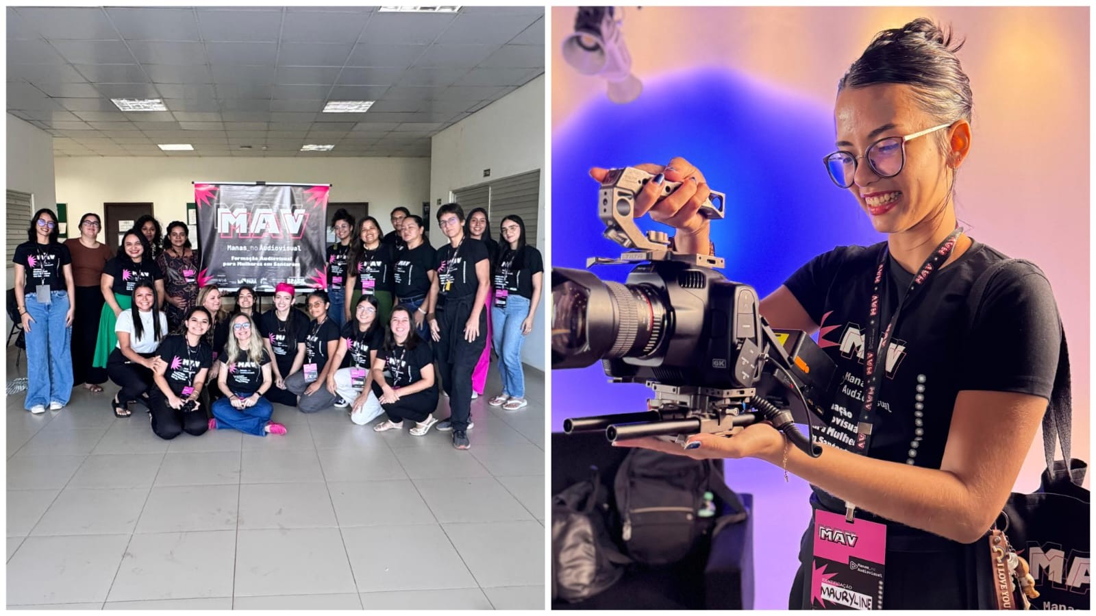 Mostra de curtas metragens marca encerramento do projeto 'Manas no Audiovisual' em Santarém