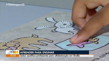 Curso de braille é ofertado para professores do estado