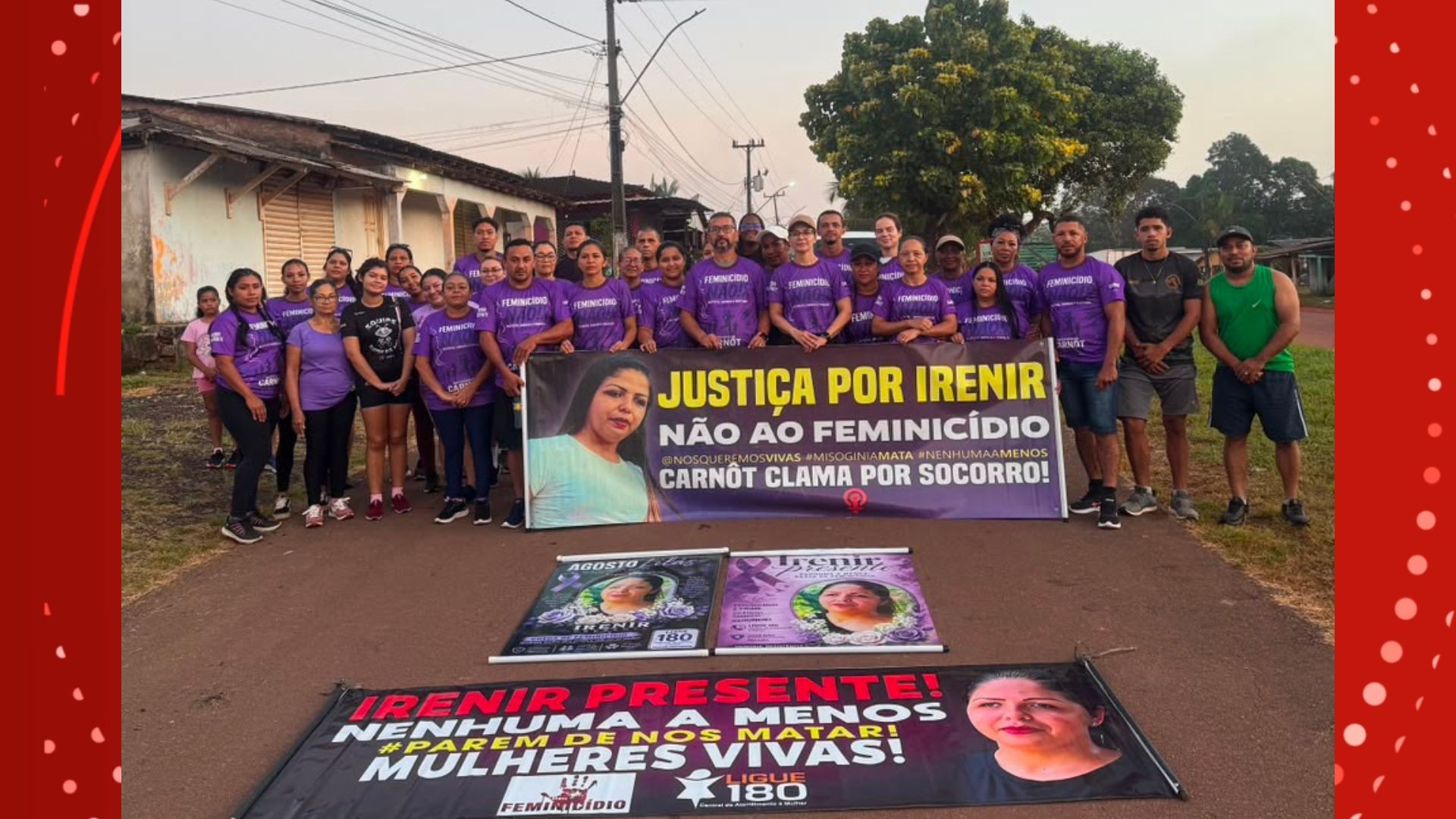 Após 10 meses, caminhada cobra Justiça por mulher esquartejada pelo vizinho no interior do AP