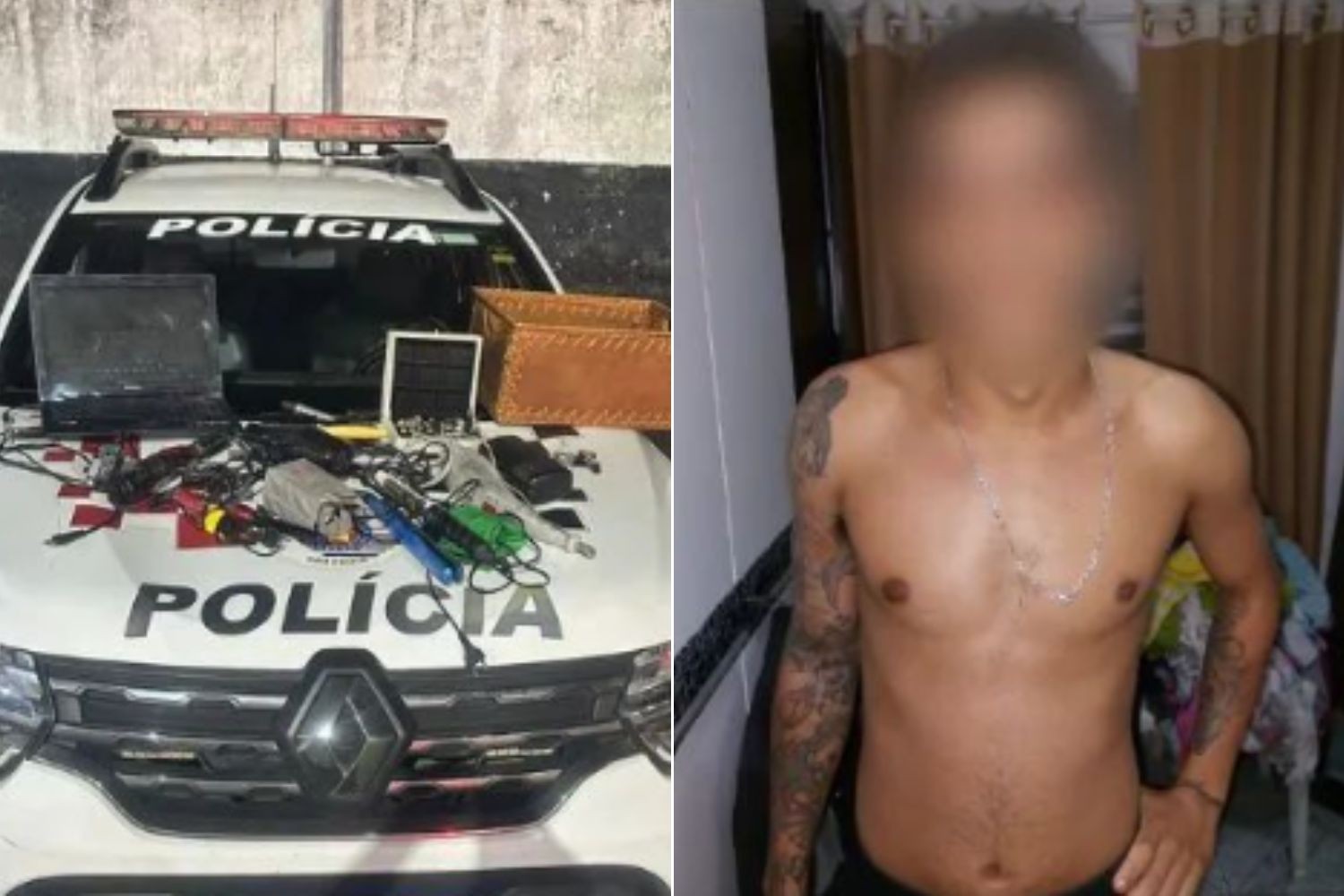 Quadrilha invade casa, faz moradora refém e transfere R$ 30 mil antes de roubar objetos e carro da vítima