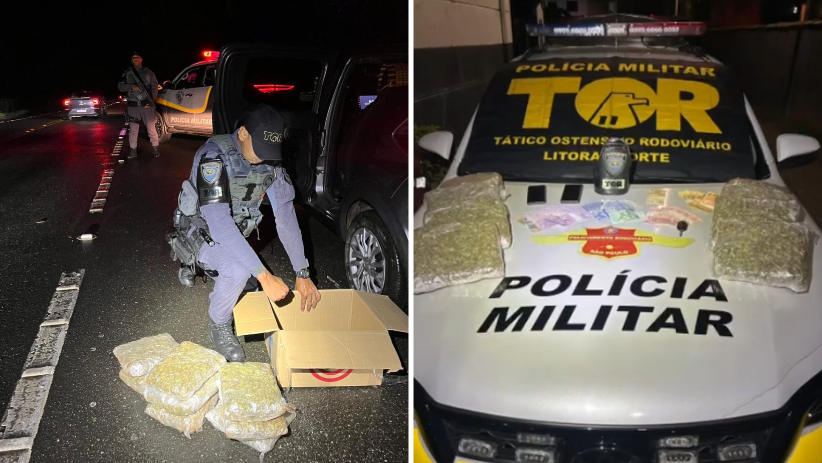 Espanhol é preso com mais de 4 kg de flor de maconha na Serra de Ubatuba