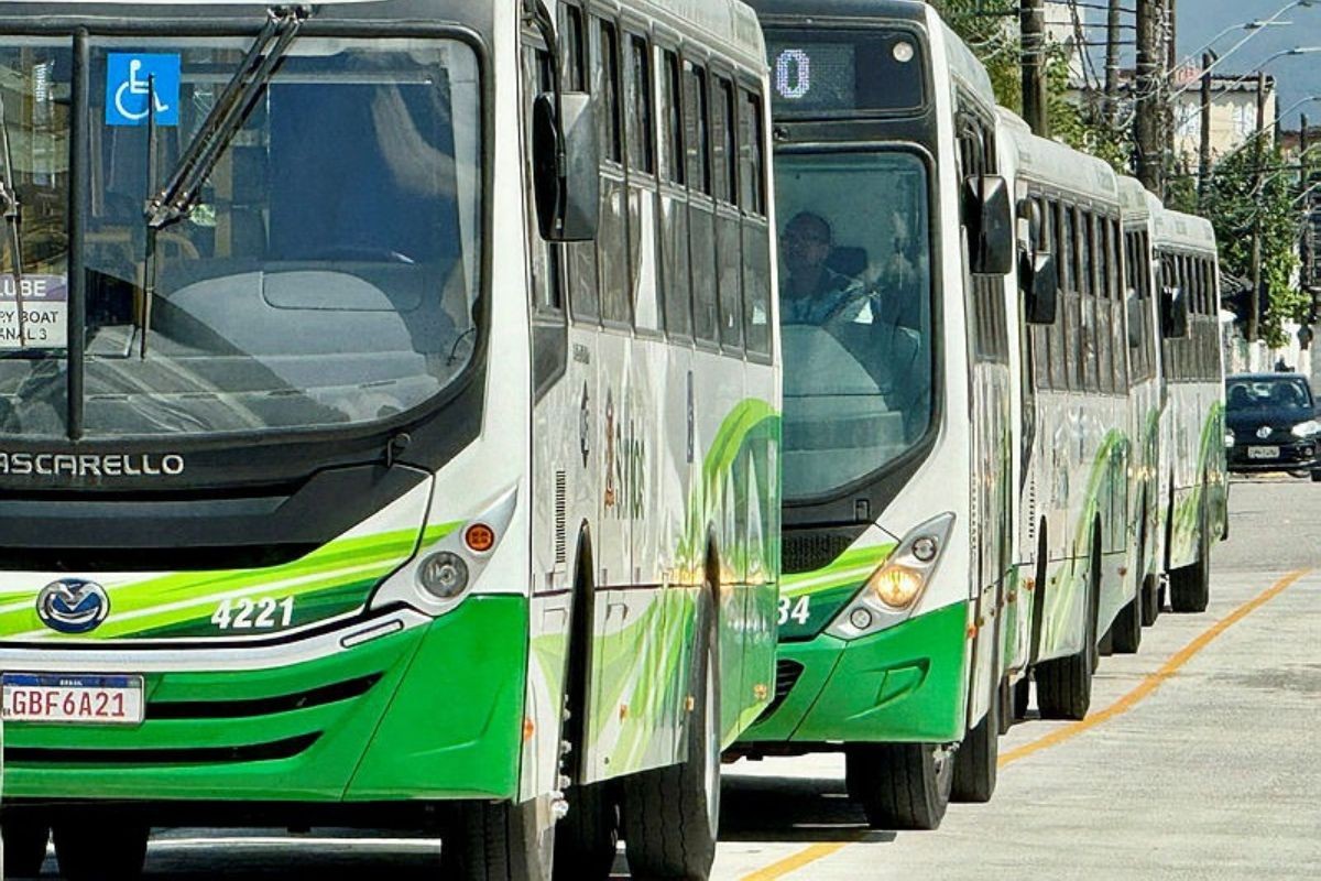 Câmara de Santos discute projeto de lei que propõe selos de ponto cego em veículos do transporte público; entenda