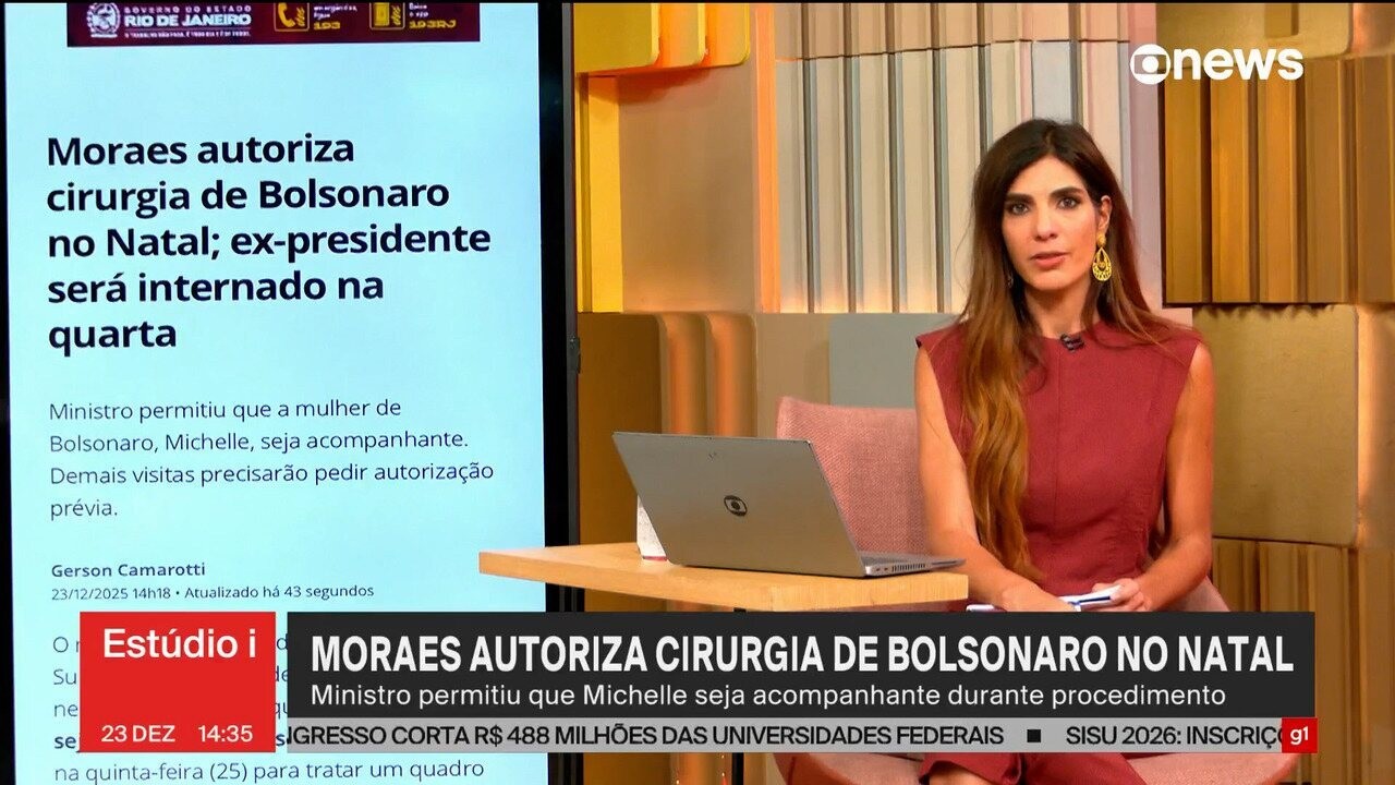 Transporte de Bolsonaro para hospital deve ser discreto e PF deve ficar na porta do quarto, determina Moraes
