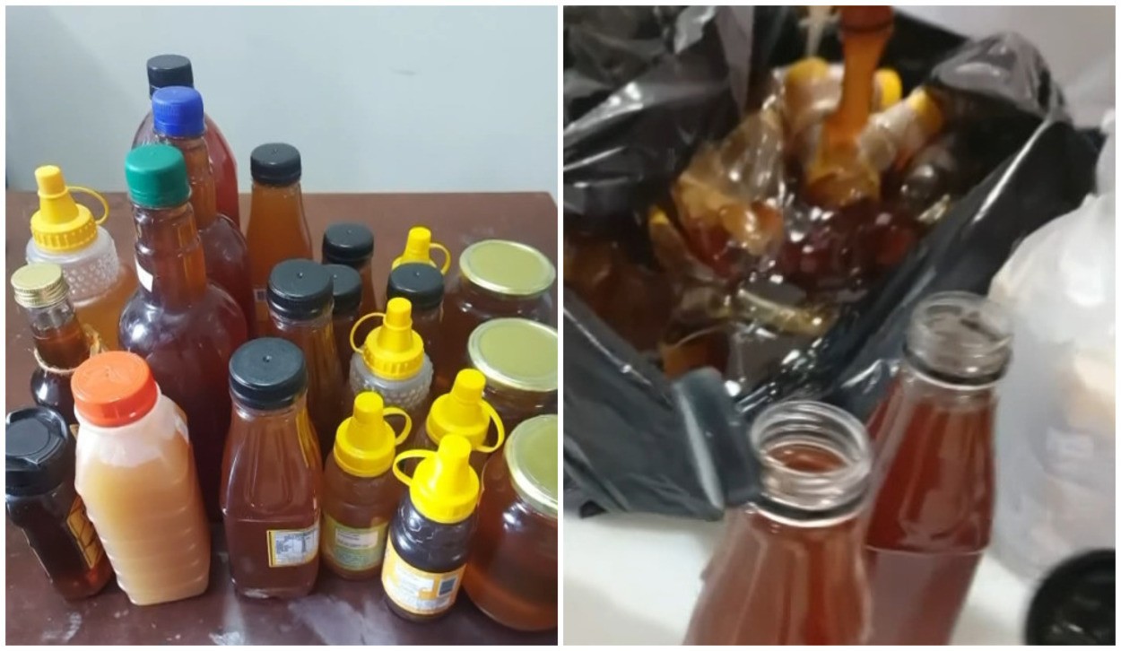 Mel clandestino: 240 frascos são descartados após fiscalizações em cidade do interior de SP