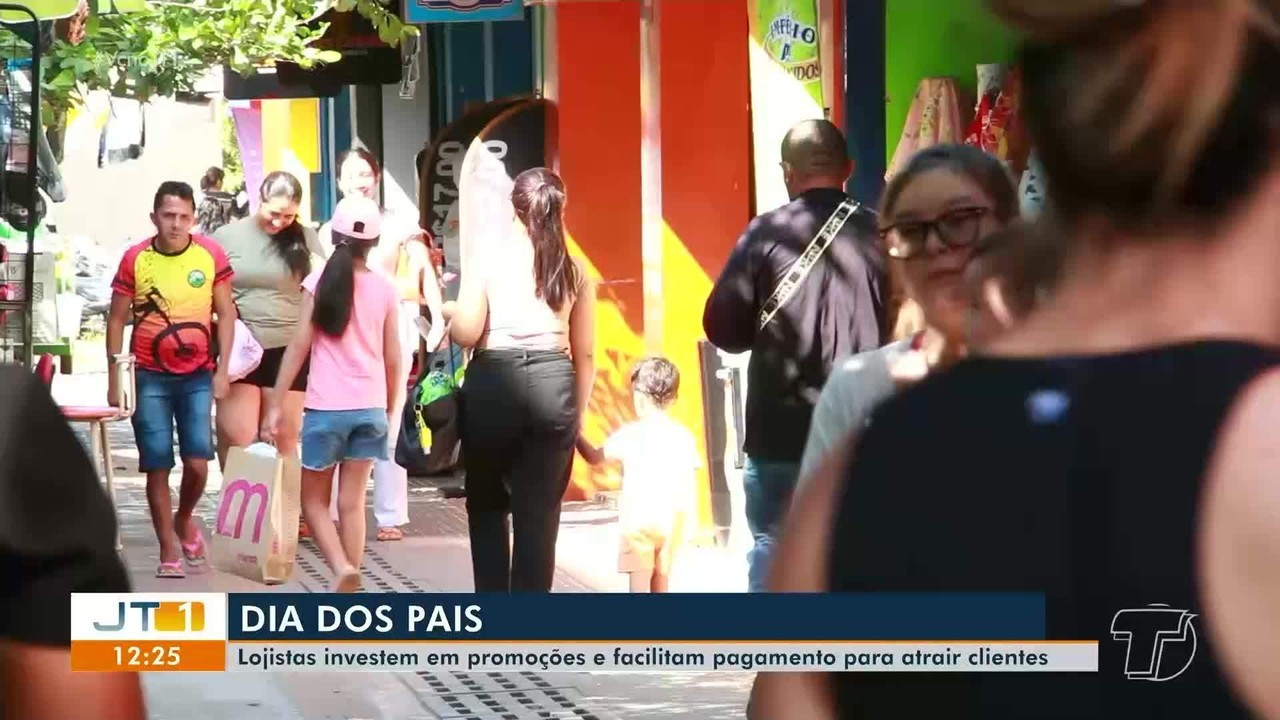 Comércio funciona em horário especial na véspera do Dia dos Pais em Santarém