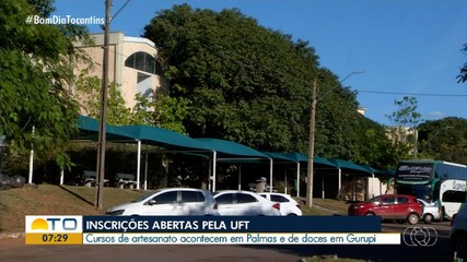UFT abre inscrições para cursos de artesanatos e produção de doces; veja locais