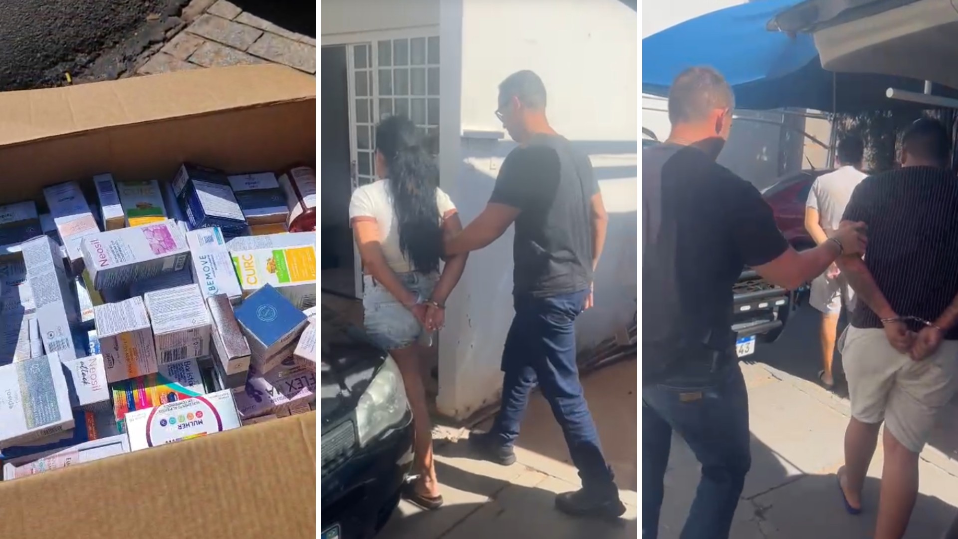 Grupo de venezuelanos é preso suspeito de furtar medicamentos em farmácias em Votuporanga
