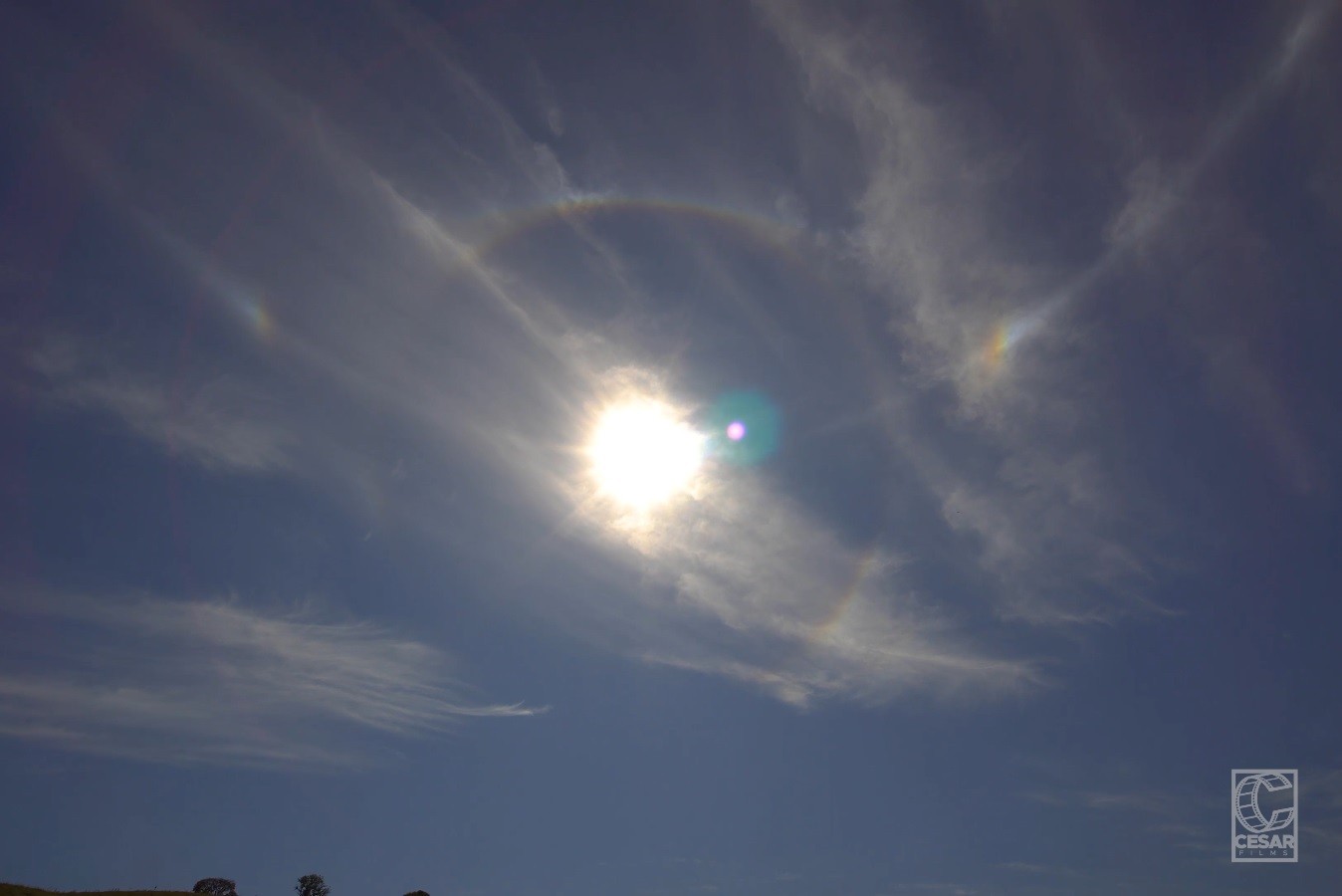 Céu de Teresina registra “Halo Solar”, fenômeno que indica chuva 