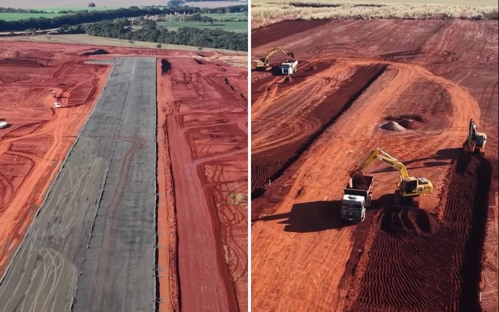 Pista de pouso será inaugurada em Jataí — Foto: Divulgação/Prefeitura de Jataí