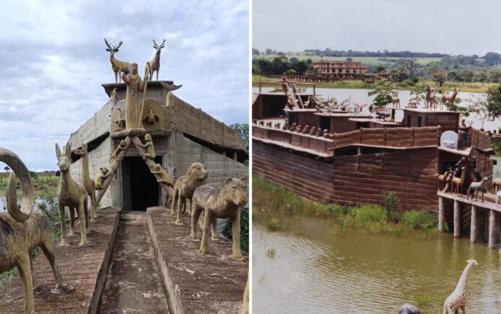 Vídeo de ‘Arca de Noé encalhada’ viraliza em Goiás
