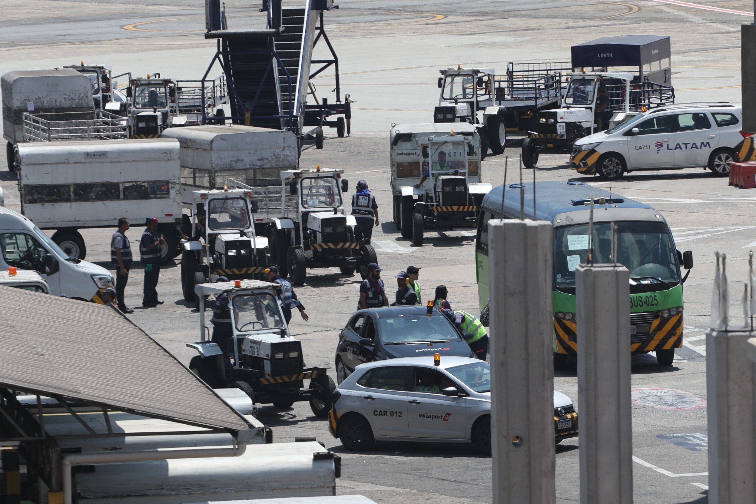 Aena proíbe marcha a ré em vias de serviço do Aeroporto de Congonhas após morte de funcionário atropelado em pátio