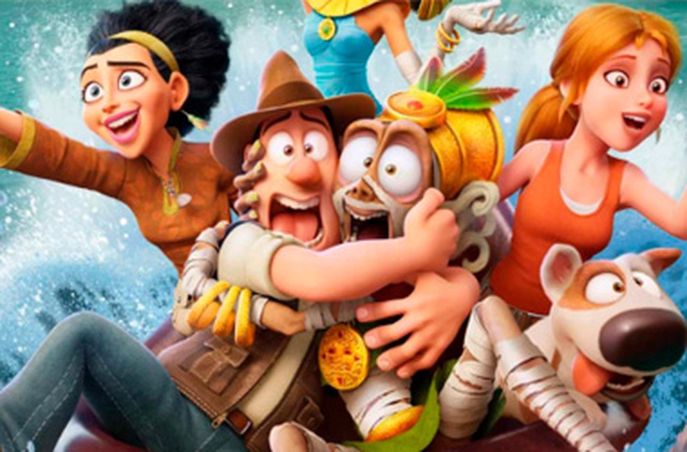 Capa do filme Tadeo Jones – A Tábua de Esmeralda — Foto: Divulgação CCBB