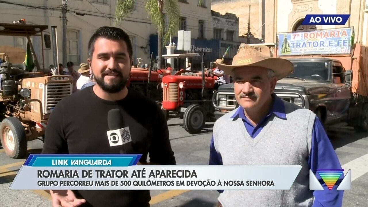 Romaria de trator até aparecida