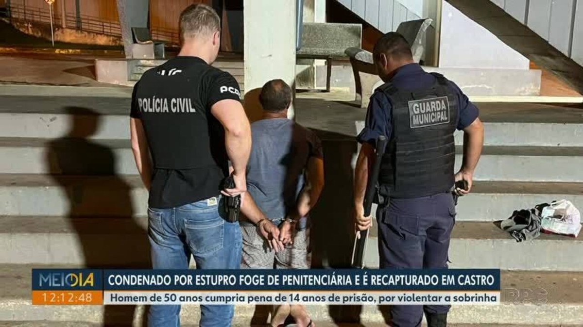 Preso Condenado Por Estupro De Sobrinha é Capturado Em ônibus De Viagem