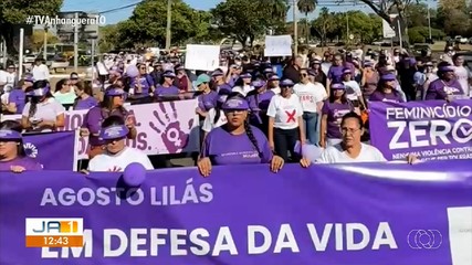 Palmas realiza ato de conscientização contra a violência doméstica