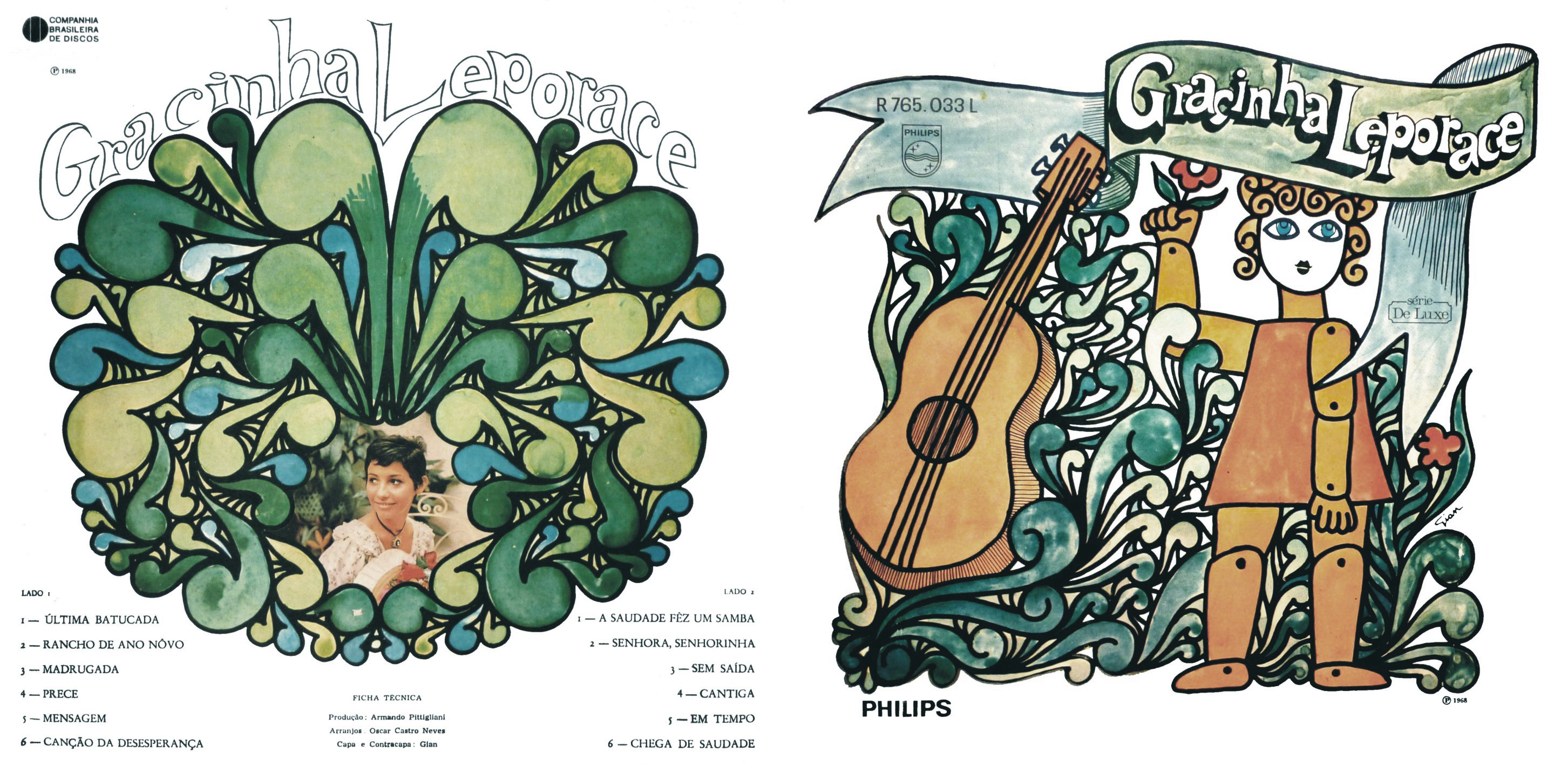 Único (raro) álbum solo da cantora Gracinha Leporace é reeditado em LP no Brasil, 58 anos após o lançamento