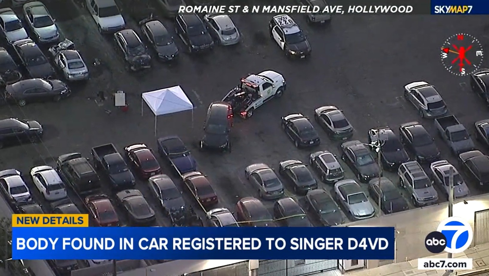 Corpo é encontrado dentro de Tesla registrado em nome de cantor D4vd nos EUA