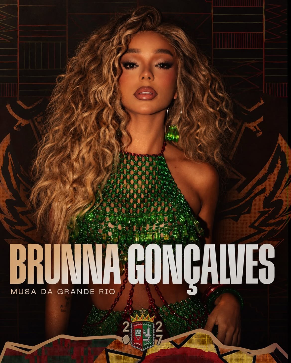 Brunna Gonçalves, esposa de Ludmilla, faz post para confirmar que continua na Grande Rio após Anitta ser anunciada como rainha