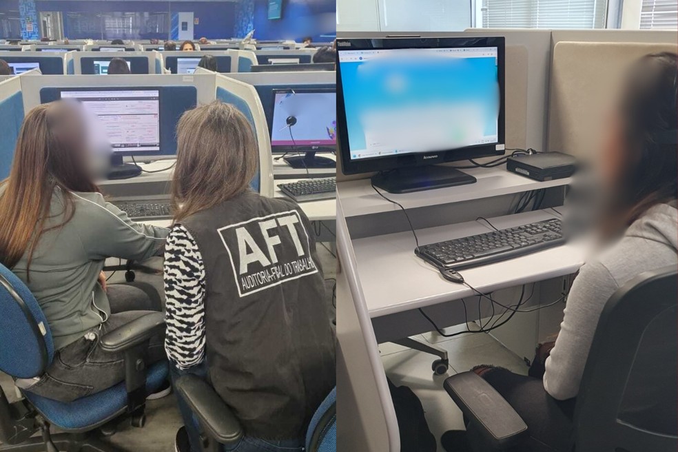 Mais de 300 adolescentes são afastados de empresa de telemarketing de Curitiba após fiscalização apontar assédio e restrições — Foto: Secretaria de Inspeção do Trabalho