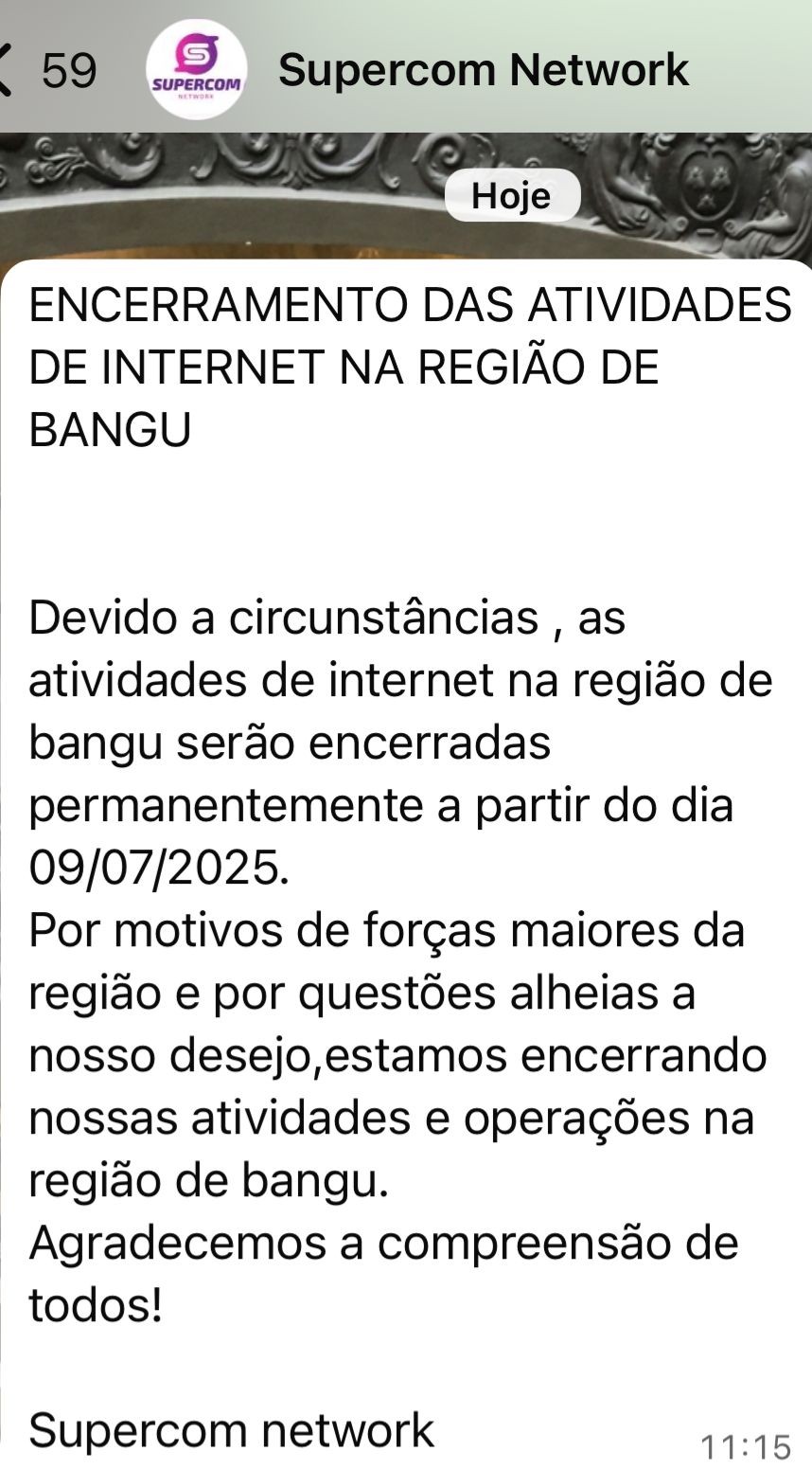 Traficantes ateiam fogo em poste e deixam moradores do Catiri sem internet; operadora deixa de operar na região