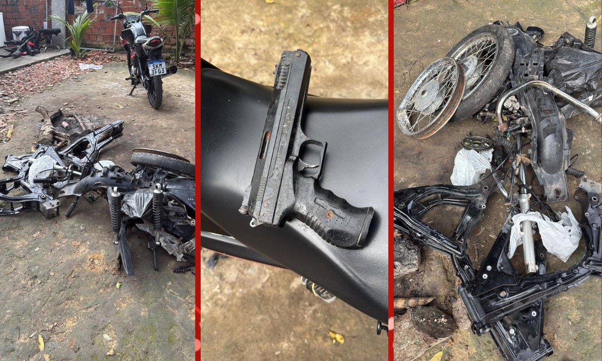 Homem é preso em flagrante e oficina de desmanche de motos roubadas é desarticulada na Bahia