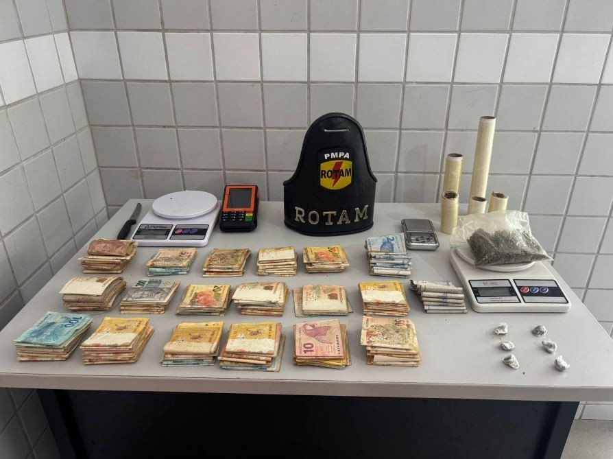 Homem é preso suspeito de fazer delivery de drogas em Belém 