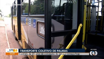 Contrato de concessão do transporte coletivo de Palmas inicia nesta sexta (17)