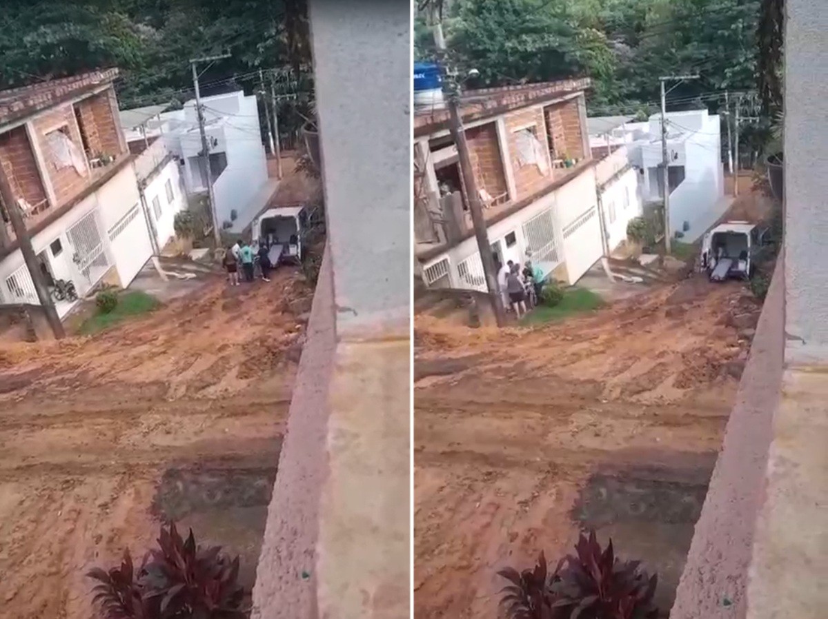 Ambulâncias não conseguem subir rua para atendimento e moradores cobram solução em Itaperuna