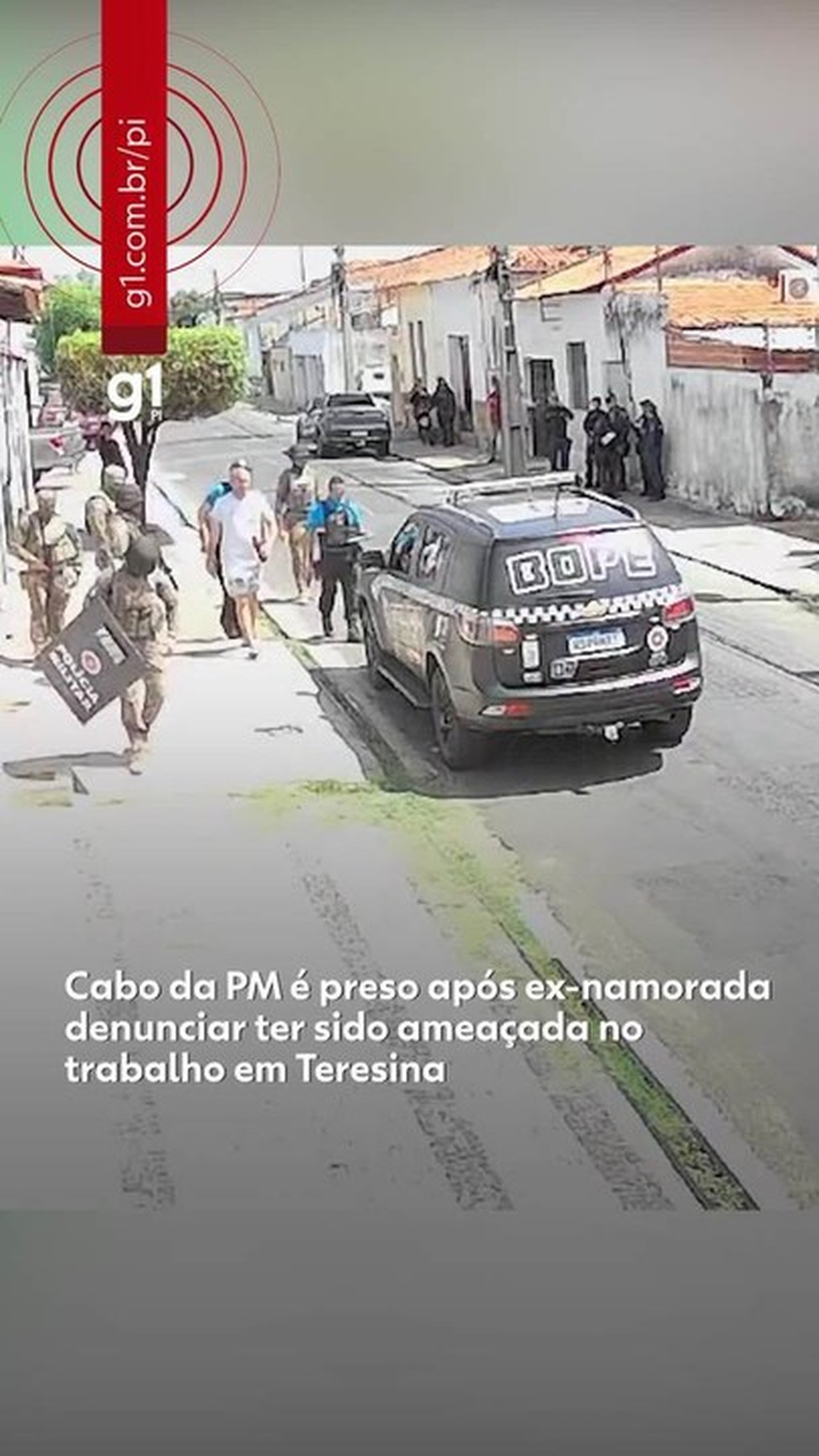 Cabo da PM é preso em Teresina suspeito de ameaçar ex-namorada no local de trabalho e quebrar notebook e câmeras