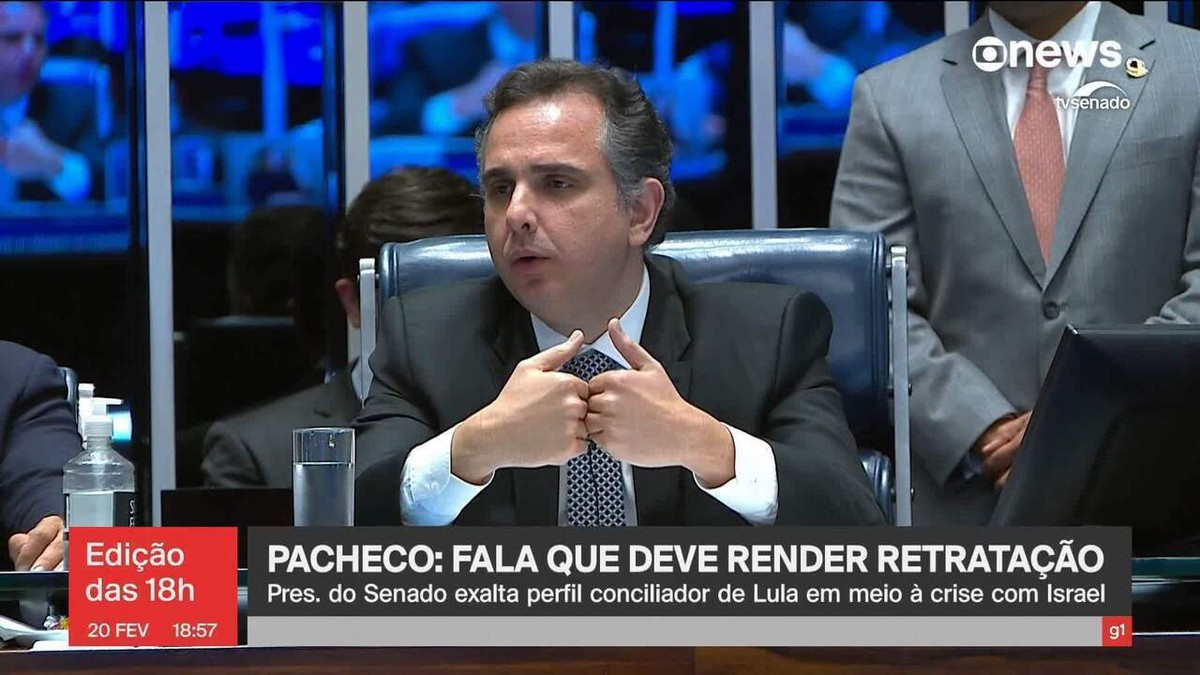 Após criticar fala de Lula sobre Israel, Pacheco diz que 'nada abala' relacionamento entre eles