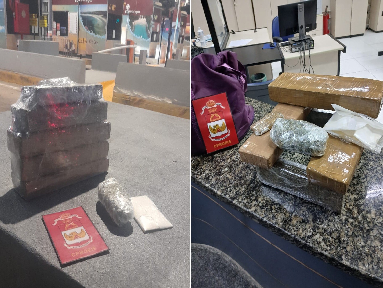 Mulher que transportava drogas para Búzios é presa na RJ-124