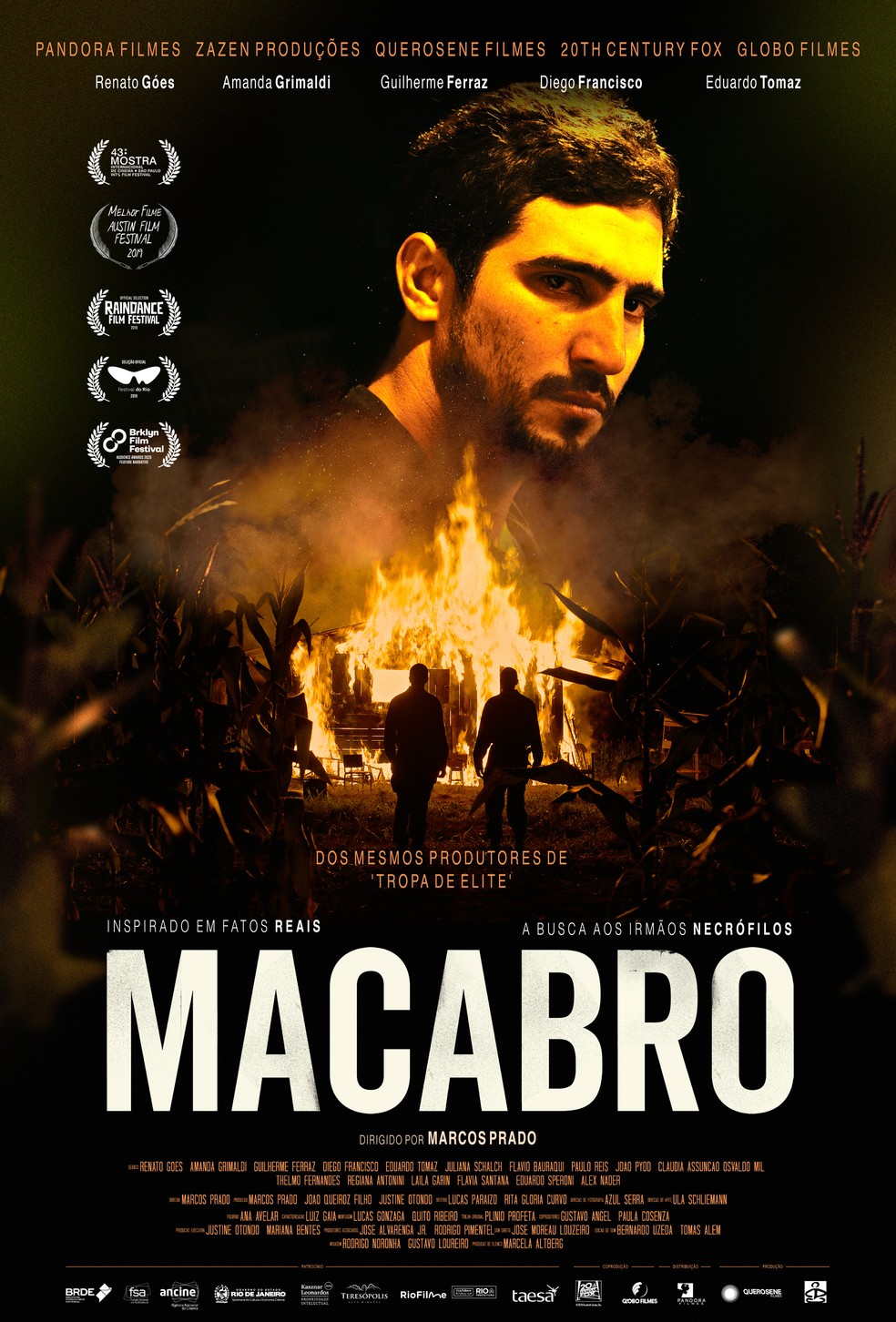 Macabro', filme de suspense com Renato Góes, estreia dia 28 em drive-in;  veja novo trailer, Cinema