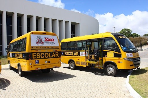 Ônibus escolares de João Pessoa são reprovados em vistoria e MP cobra regularização 
