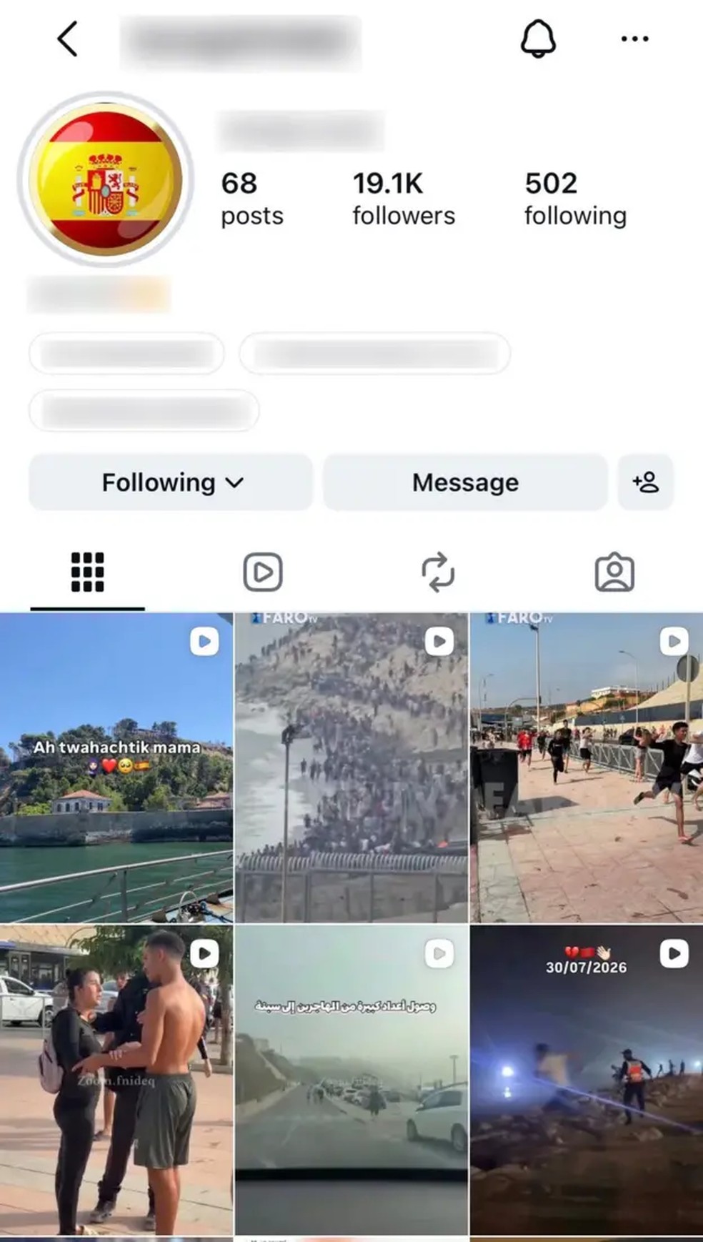 Diversas contas no Instagram fazem a travessia parecer fácil — Foto: Reprodução/BBC