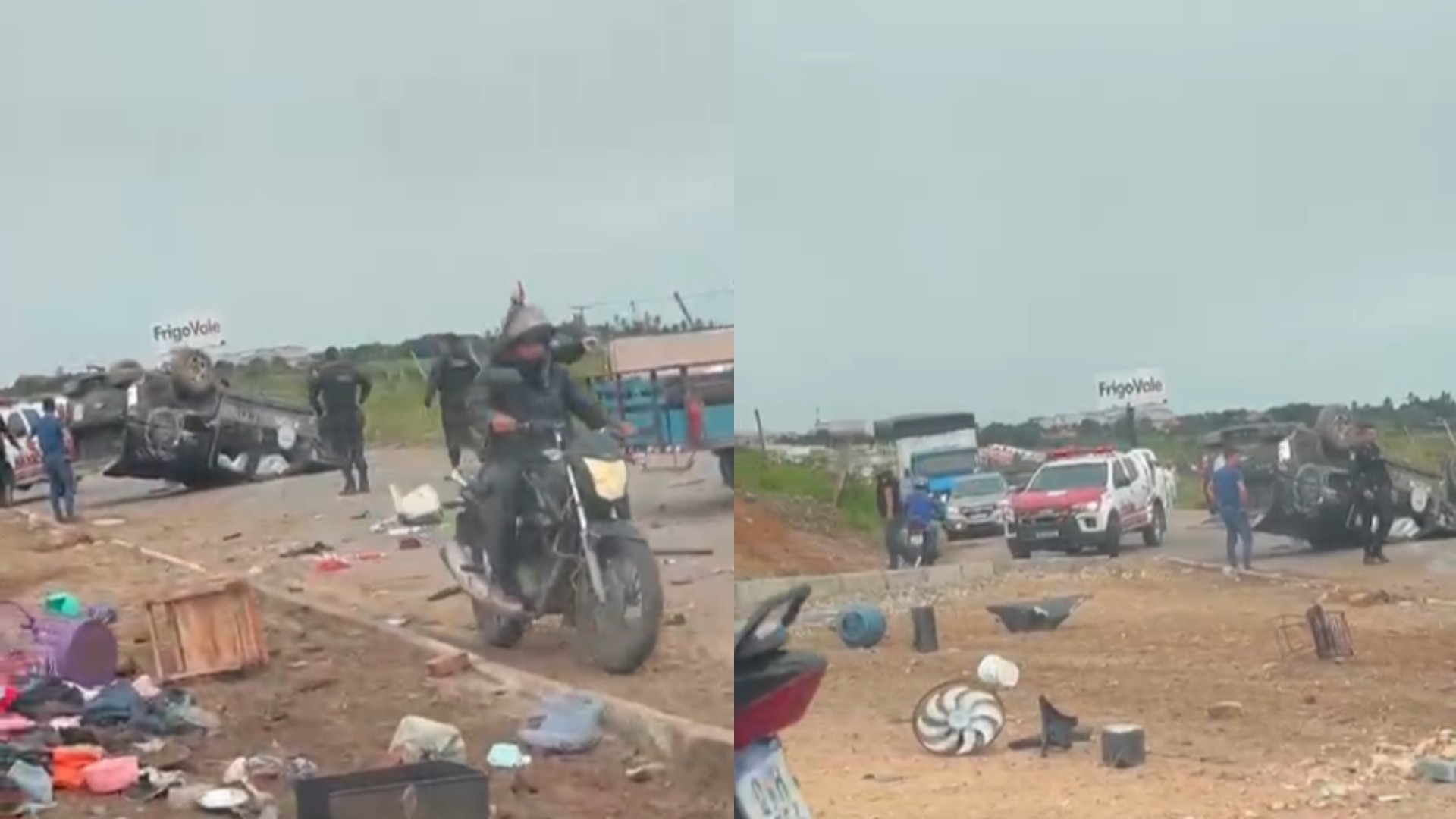 Viatura da Polícia Militar se envolve em acidente na AL-115, em Arapiraca