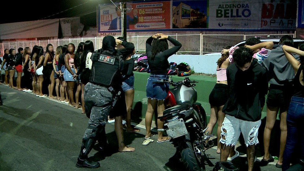 A ação apreendeu 102 motocicletas, sendo seis com registro de roubo e quatro clonadas — Foto: Reprodução/TV Mirante