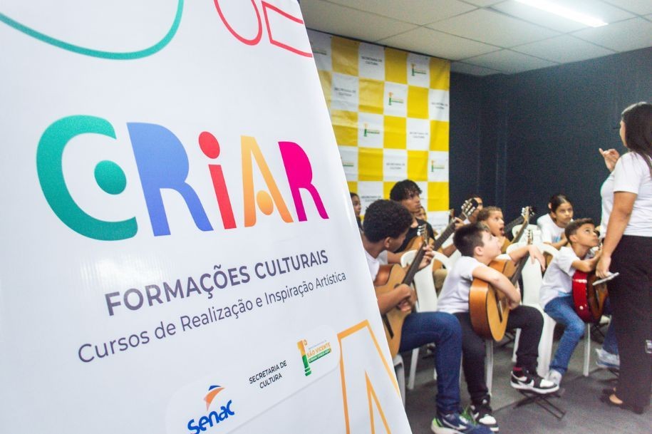 

São Vicente tem 1.200 vagas para cursos de formação cultural; saiba como se inscrever