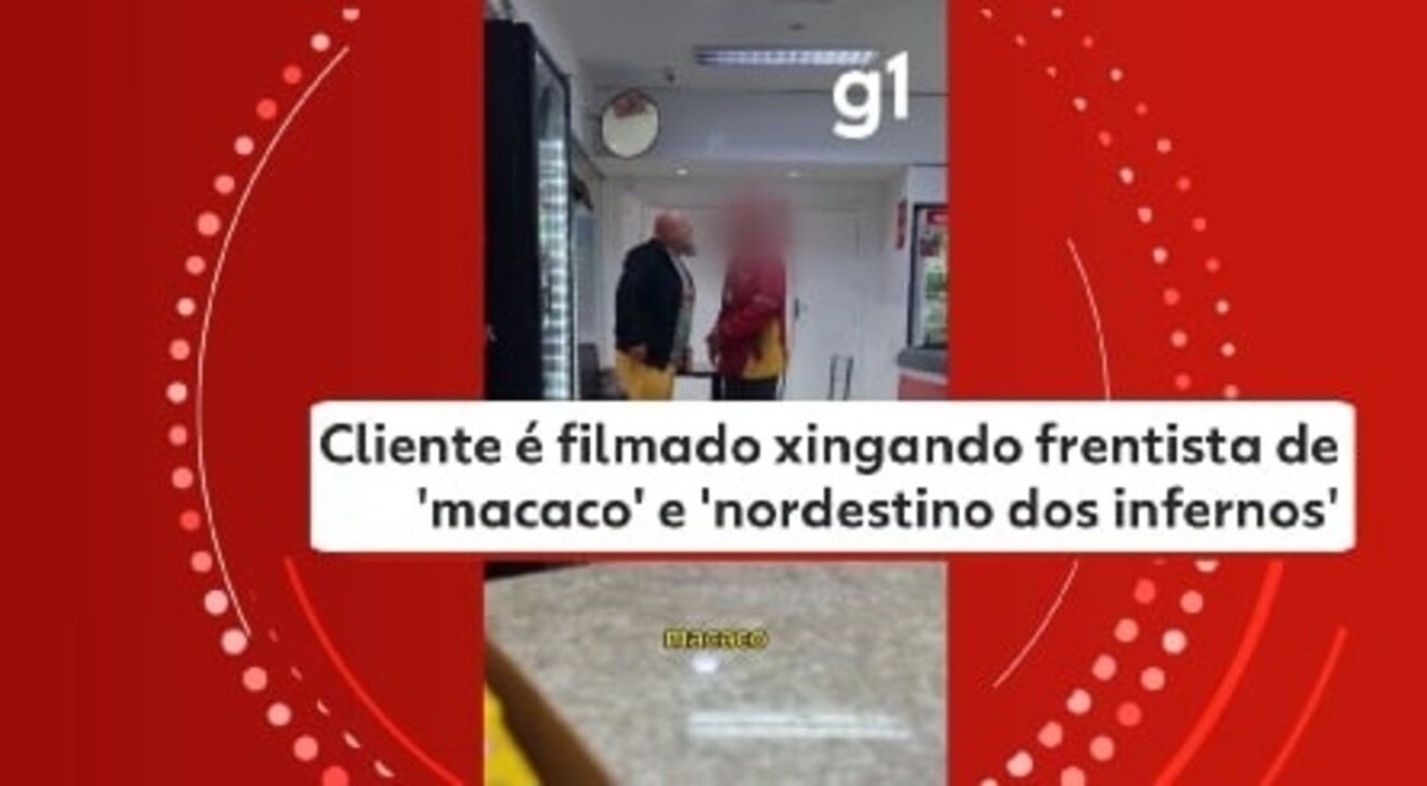 Cliente filmado xingando frentista de 'macaco' se apresenta à polícia ...