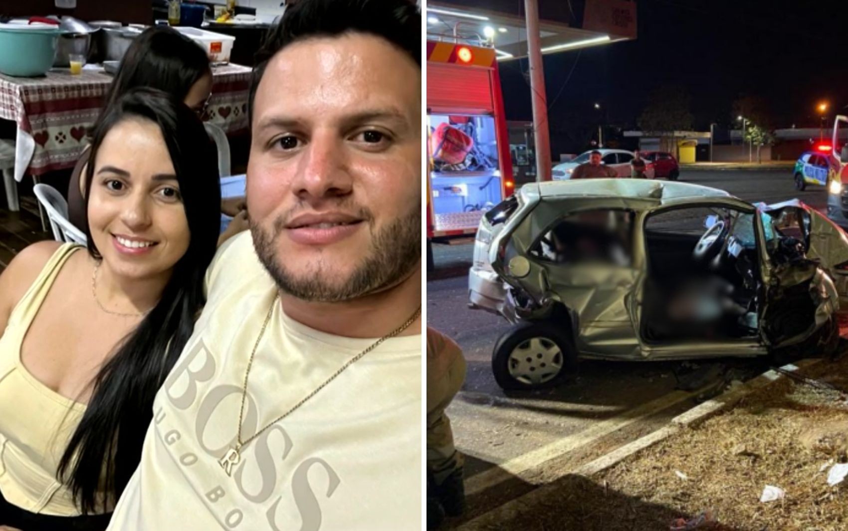 VÍDEO: Mulher morre após ter carro atingido por motorista que teria fugido sem prestar socorro