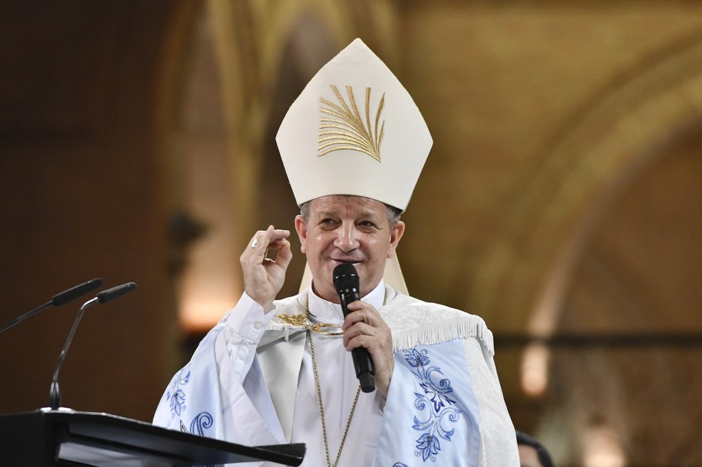 Dom Mário Antônio da Silva. — Foto: Thiago Leon/Santuário Nacional