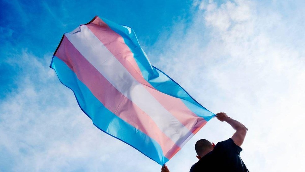 Bandeira trans  Foto: Reproduo | Shutterstock