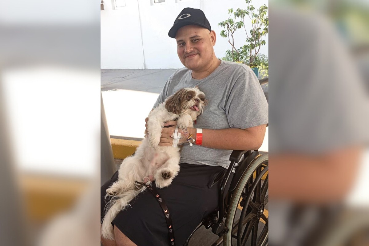 Jovem internado há dois meses reencontra cachorro em hospital no interior de SP: 'mais vontade de lutar pela vida'